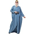 Loose fit Denim abaya